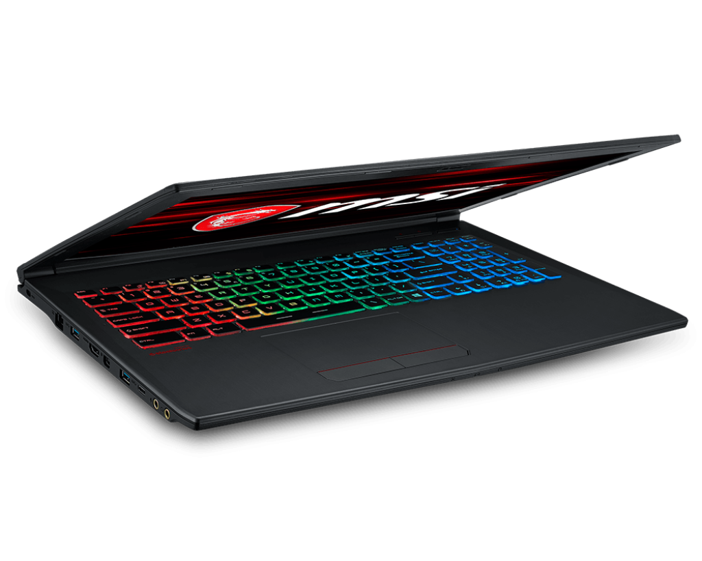 MSI GF62 8RE-058US ? 15.6" FHD ? Intel Core i7-8750H ? 16GB RAM ? NVIDIA GeForce GTX 1060 (6GB) ? 1TB HDD + 256GB SSD ? Black ? GF62058