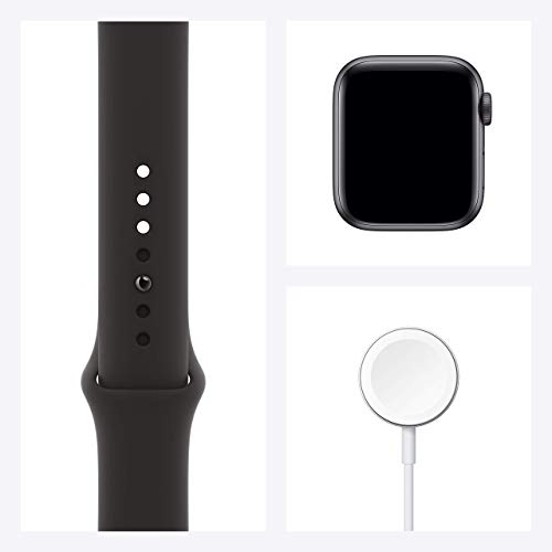 Apple Watch Series 6 (GPS) 40mm Space Gray Aluminum Case with Black Sport Band - MG133LL/A