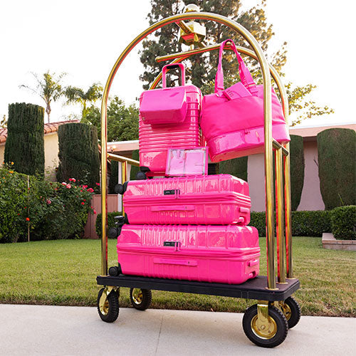 The Large Check-In Roller in Barbie? Pink