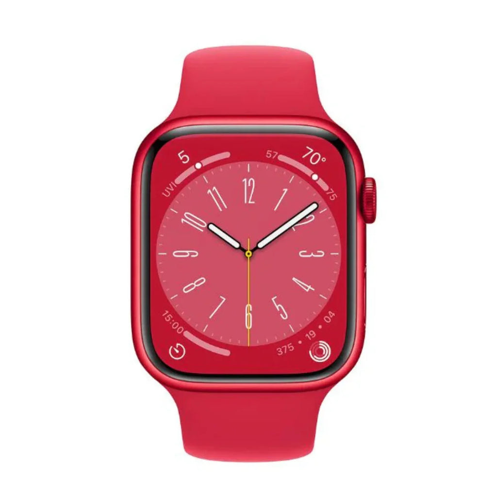 Apple Watch Series 8 GPS + Cellular, 45mm (PRODUCT) Red Aluminum Case with Red Sport Band, M/L - MNVU3LL/A