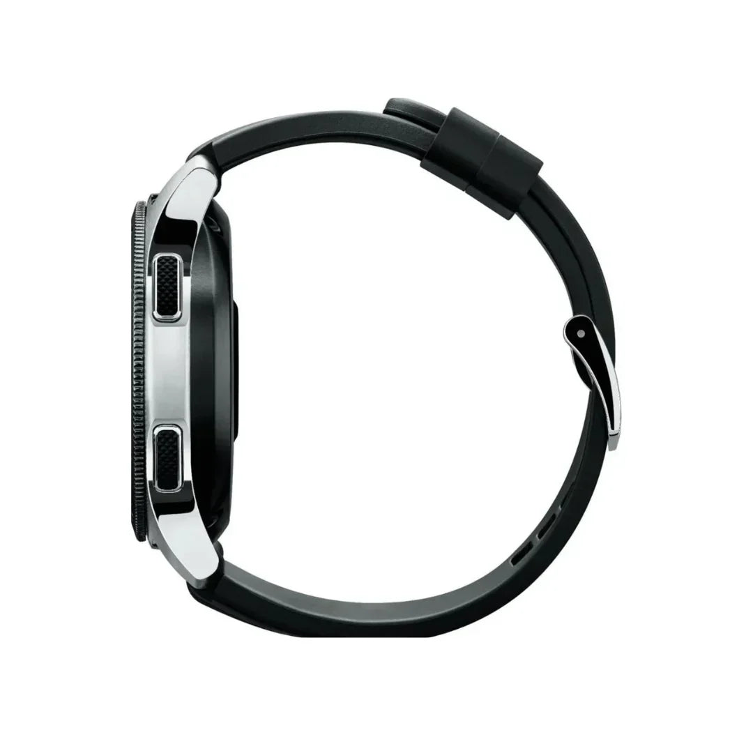 Unlocked - Samsung Galaxy Watch 46mm Stainless Steel - Silver - SM-R805UZSAXAR