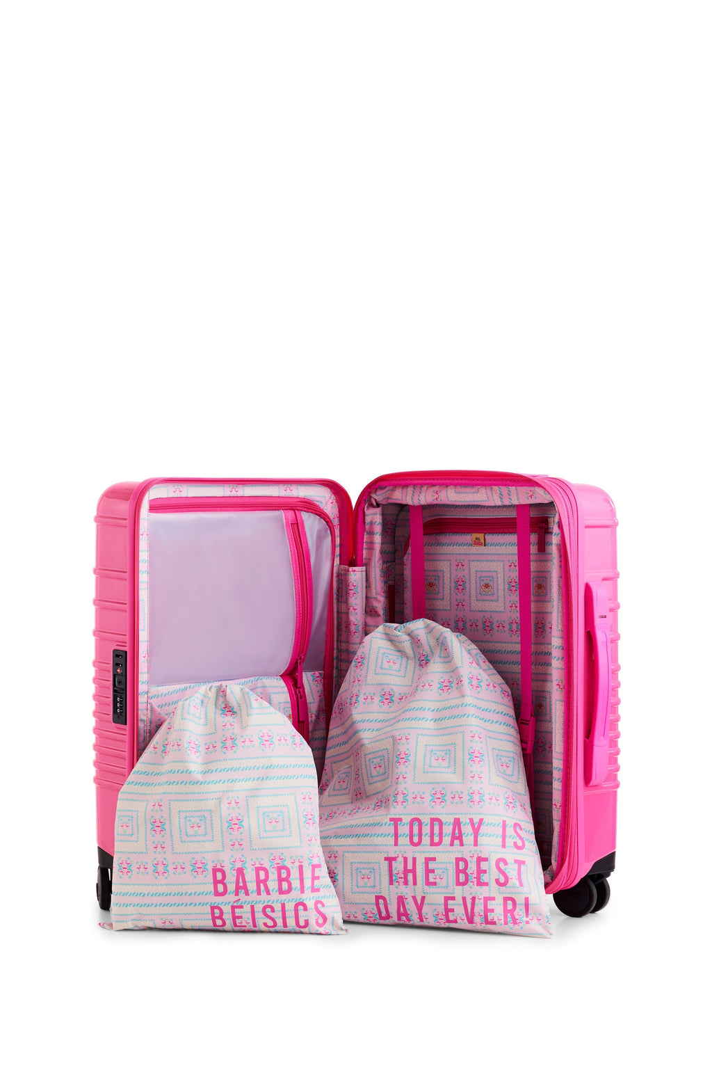 The Carry-On Roller in Barbie? Pink