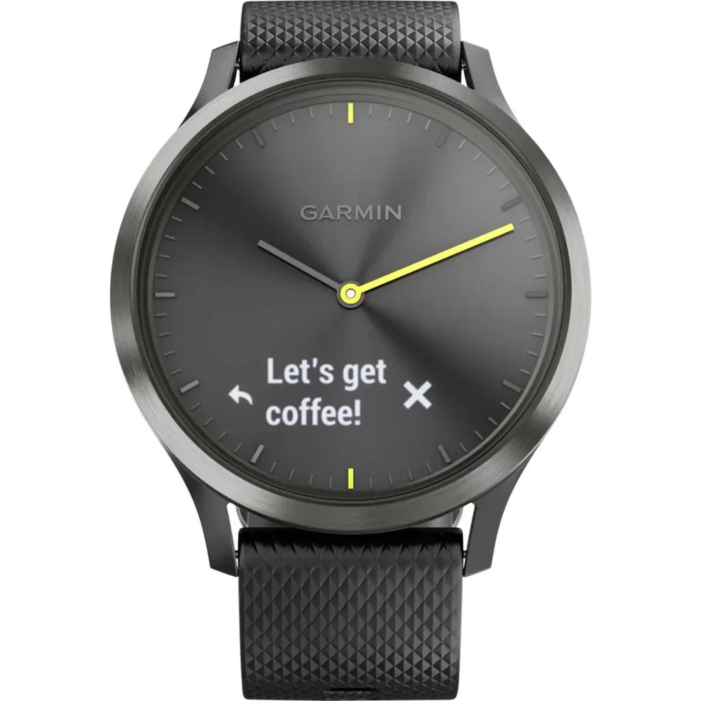 Garmin v?vomove HR Sport Hybrid Smartwatch ? Black ? 010-01850-11