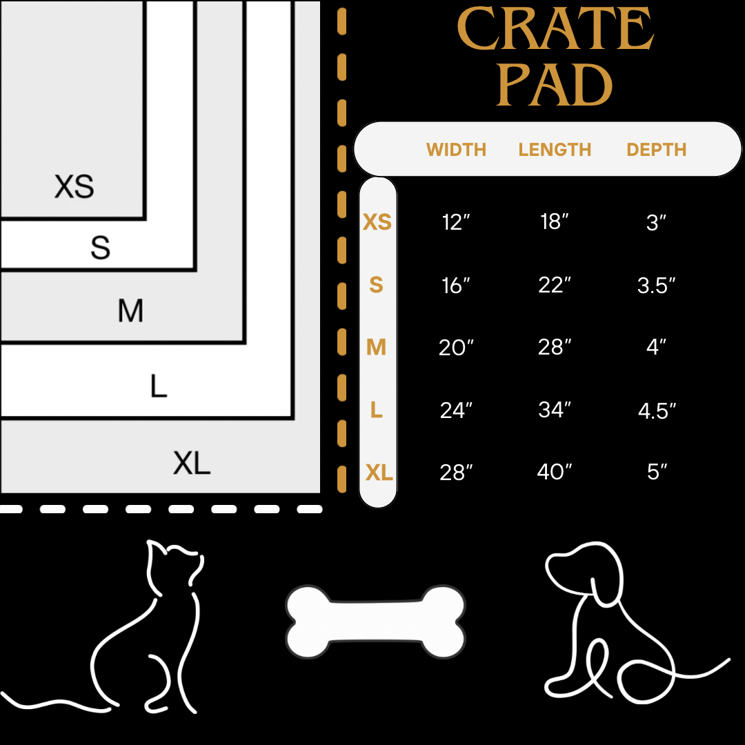 Cream Honeycomb Pet Crate Pad