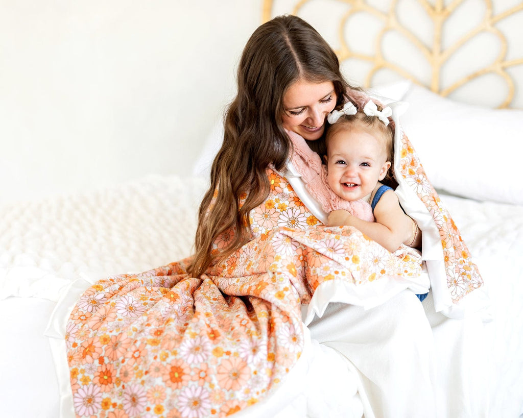 Boho Floral Blanket