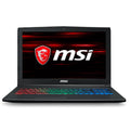 MSI GF62 8RE-058US ? 15.6" FHD ? Intel Core i7-8750H ? 16GB RAM ? NVIDIA GeForce GTX 1060 (6GB) ? 1TB HDD + 256GB SSD ? Black ? GF62058