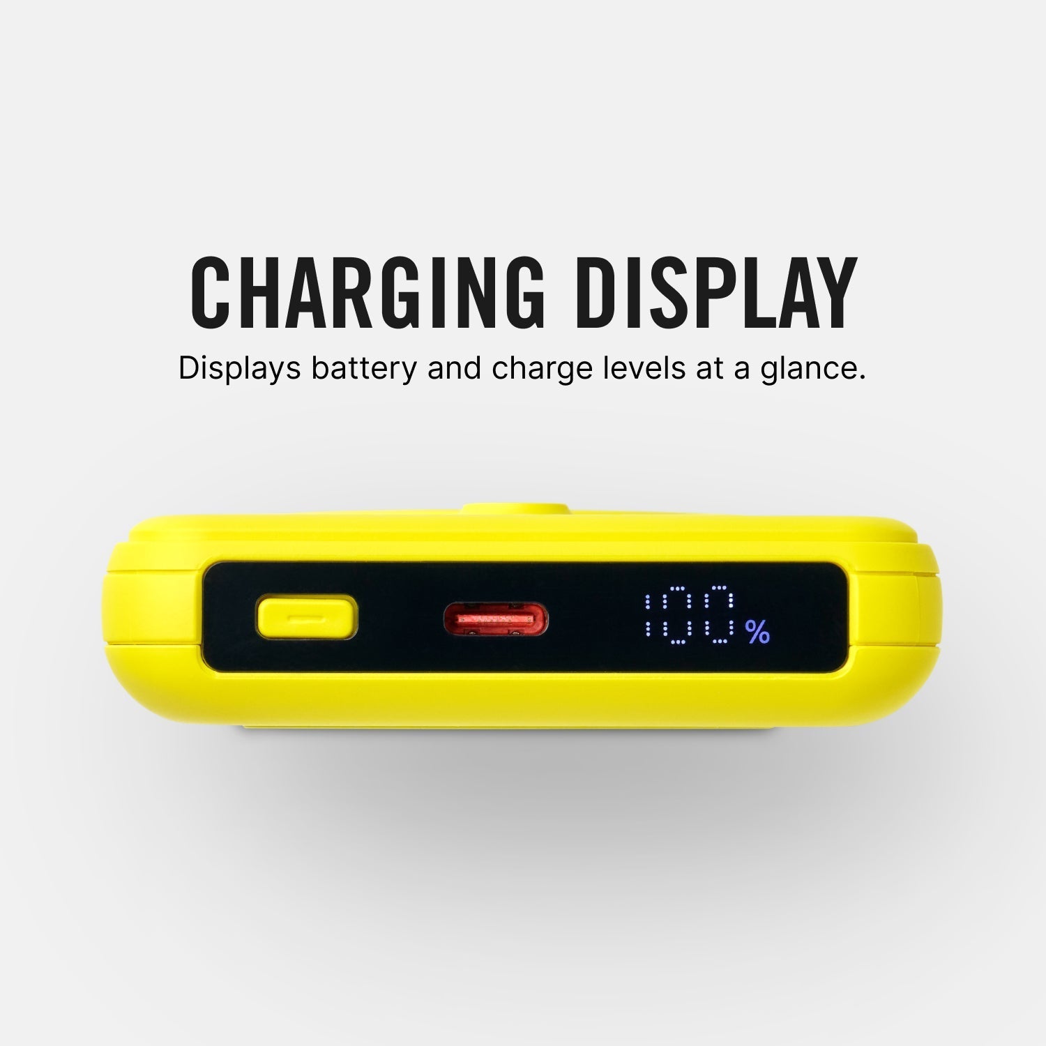 Magnetic Power Bank - Hyper Lime