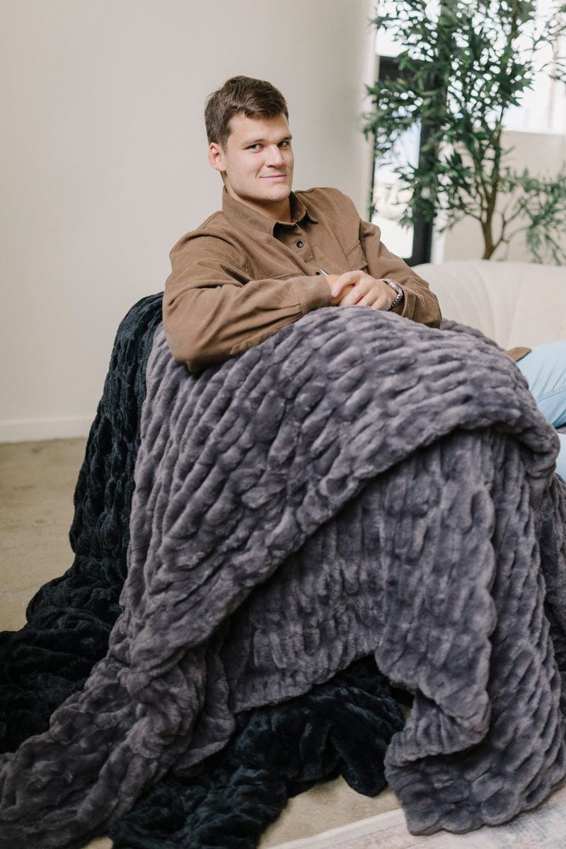 Walker Kessler Biggest Hugs Black Blanket