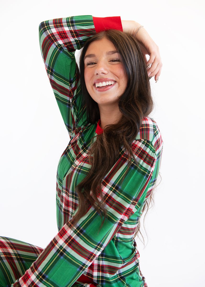 Must be Bamboo - Green Plaid