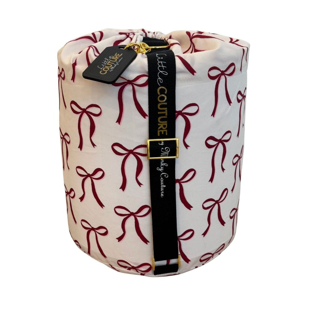 Sleeping Bag - Red Ribbon Bows