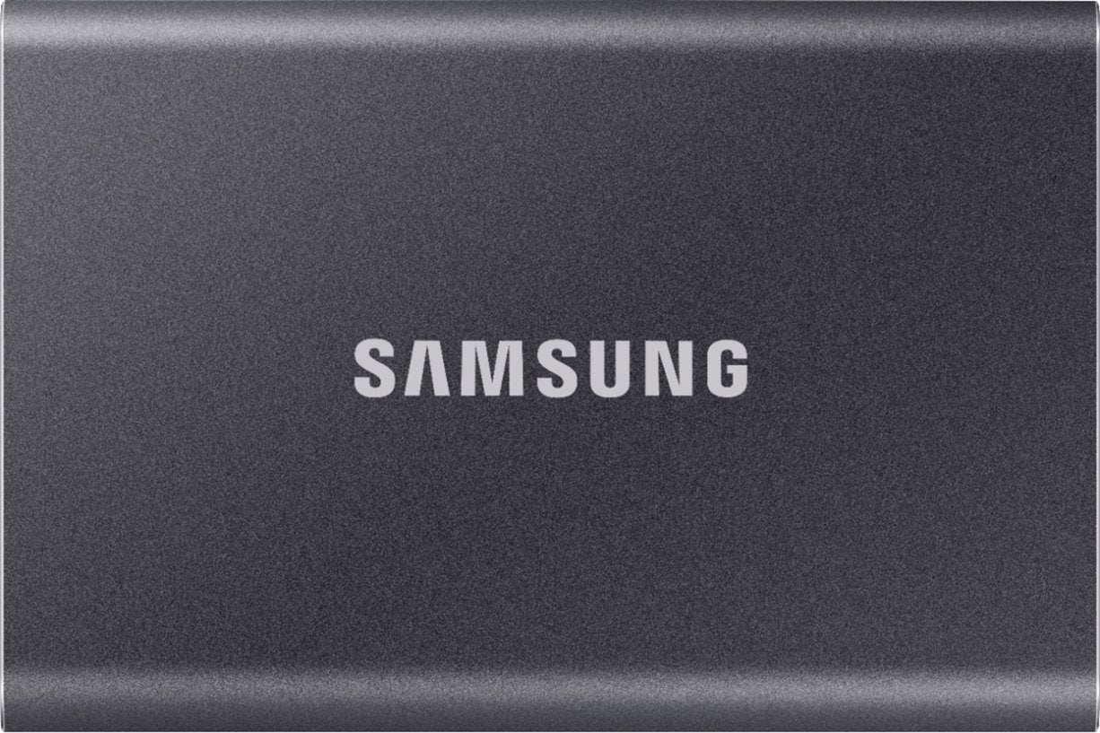 SAMSUNG T7 Portable SSD 1TB - Up to 1050MB/s -USB 3.2 External SSD - MU-PC1T0T/AM
