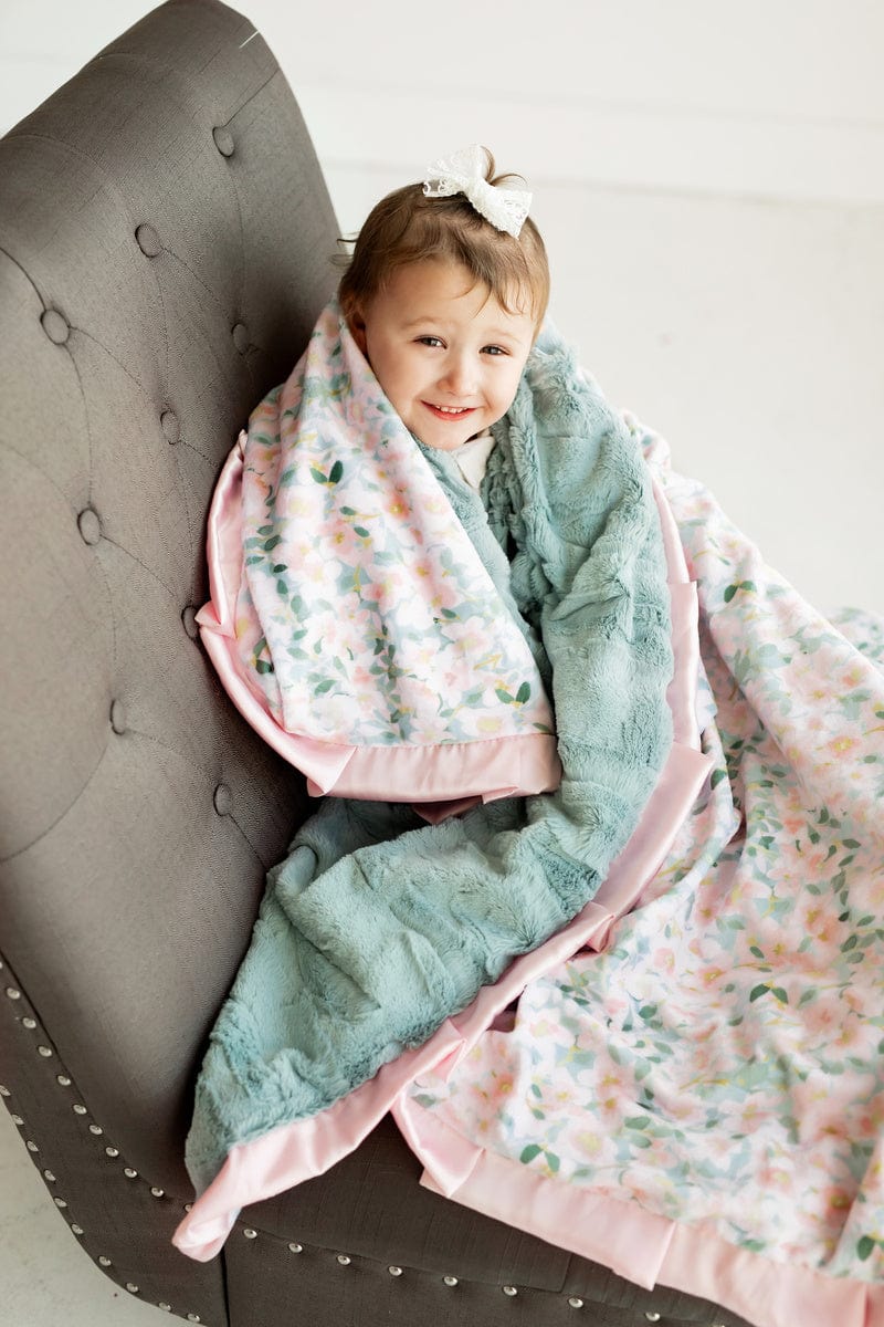 Blushing Blue Blanket