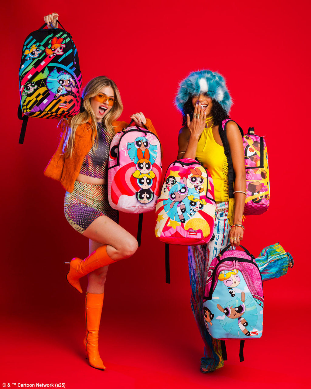 POWERPUFF GIRLS STACKED MINI BACKPACK